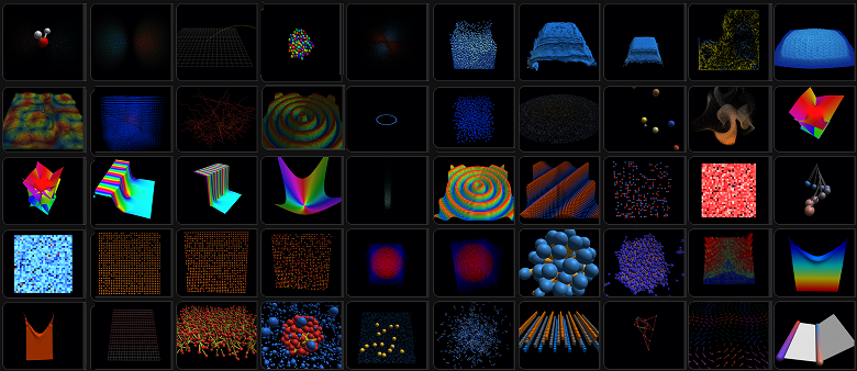 A collection of mathematical and physical simulations created with GPUSims
